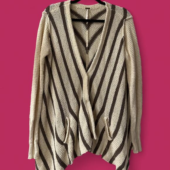 Free People Sweaters - Free People Circle Back Striped